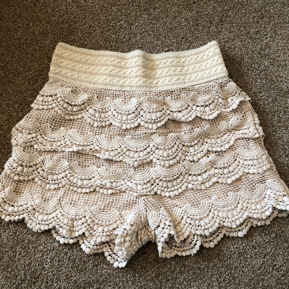 Lace shorts